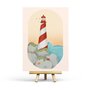 Lighthouse Postcard by Penpaling Paula