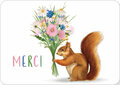 Rosie Hilyer Postcard - Merci