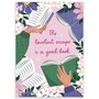 Postcard The Loveliest Escape Is A Good Book - by LittleLeftyLou 