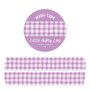 Lilac Gingham Washi Tape - Little Lefty Lou 