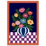 Postcard Retro Floral Bouquet - by LittleLeftyLou 