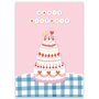 Postcard Birthday Cake & Beads - by LittleLeftyLou 
