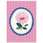 Postcard Sweet Pink Daisy - by LittleLeftyLou 