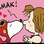 A6 Postcard Peanuts - Snoopy and Woodstock "Smak"