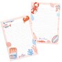 A5 Double Sided Notepad by muchable - sardines illustration