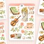 Wild Pencil Studio Planner sticker sheet - Light Academia