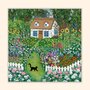Asia Spettel 12x12 Postcard - enchanted summer garden