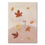 Studio Kvinna A6 Postcard - Leaves