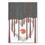Studio Kvinna A6 Postcard - Heart of the Forest