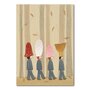 Studio Kvinna A6 Postcard - Mushroom parade