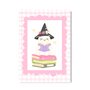 Postcard Only Happy Things | Ghost Reading Pink