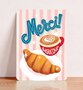 Postcard Merci Beaucoup - Aniet Illustration