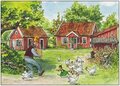 Postcard | Pettersson in the garden