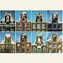 Postcard | Eight neck-gables (halsgevels), Amsterdam