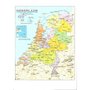 Wandkaart Nederland Postcard 