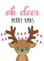Studio Inktvis Postcard | Oh Deer Merry Xmas