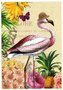 PK 477 Tausendschön Postcard | Flamingo Hat