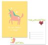 Postcard LittleLeftyLou | Cute Animals - Unicorn 