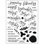 Clear Stamps Set - Handlettering | All Year Long Stamp Set