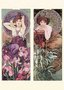 Postcard Tushita Fine Arts | Alphonse Mucha - Amethyst, Emerald