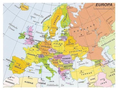 Postcard | Map of Europe