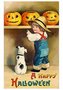 Victorian Halloween Postcard | A.N.B. - A happy Halloween