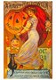 Victorian Halloween Postcard | A.N.B. - A happy halloween