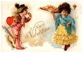 Victorian Valentine Postcard | A.N.B. - To my valentine