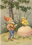 Postcard | Vintage Gnome Easter