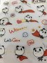 Clear seal sticker Super Panda