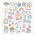 Seal Sticker with Silver Foil | Baby Girl_