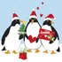 Carola Pabst Postcard Christmas | Penguins_