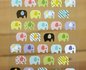 Elephant Bronzing Stickers_
