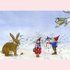 Postcard Daniela Drescher | Pippa en Pelle in de sneeuw_