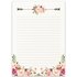 A5 Vintage Flower Notepad - Double Sided_