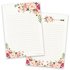 A5 Vintage Flower Notepad - Double Sided_