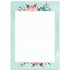 A5 Blue Flower Notepad - Double Sided_