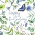 Nina Chen Postcard | Happy birthday (Flowers, butterfly)_