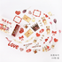 Sticker Flakes Box | Cute Love Bear_