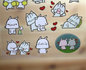 Happy Go Lucky Clear Stickers (Meow Meow)_
