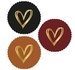 6 Stickers | Golden Heart Autumn Mix_