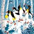 Caroline Bonne-Müller Postcard Christmas | Penguins_
