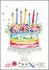 Carola Pabst Double Card | Birthday cake_