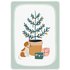 Postcard LittleLeftyLou | Christmas Tree Dog_