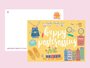 Postcard Only Happy Things | Happy Postcrossing Yellow - Holland_