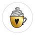 5 Stickers | Hot Cup (Gold Foil)_