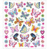 Seal Sticker with Silver Foil | Flowers and Butterflies_
