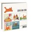 Kaartenmapje met enveloppen vierkant: Katten, Dikkie Dik_