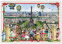 PK 270 Tausendschön Postcard | Paris - Eiffel Tower City_