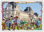 PK 268 Tausendschön Postcard | Paris, Le Louvre_